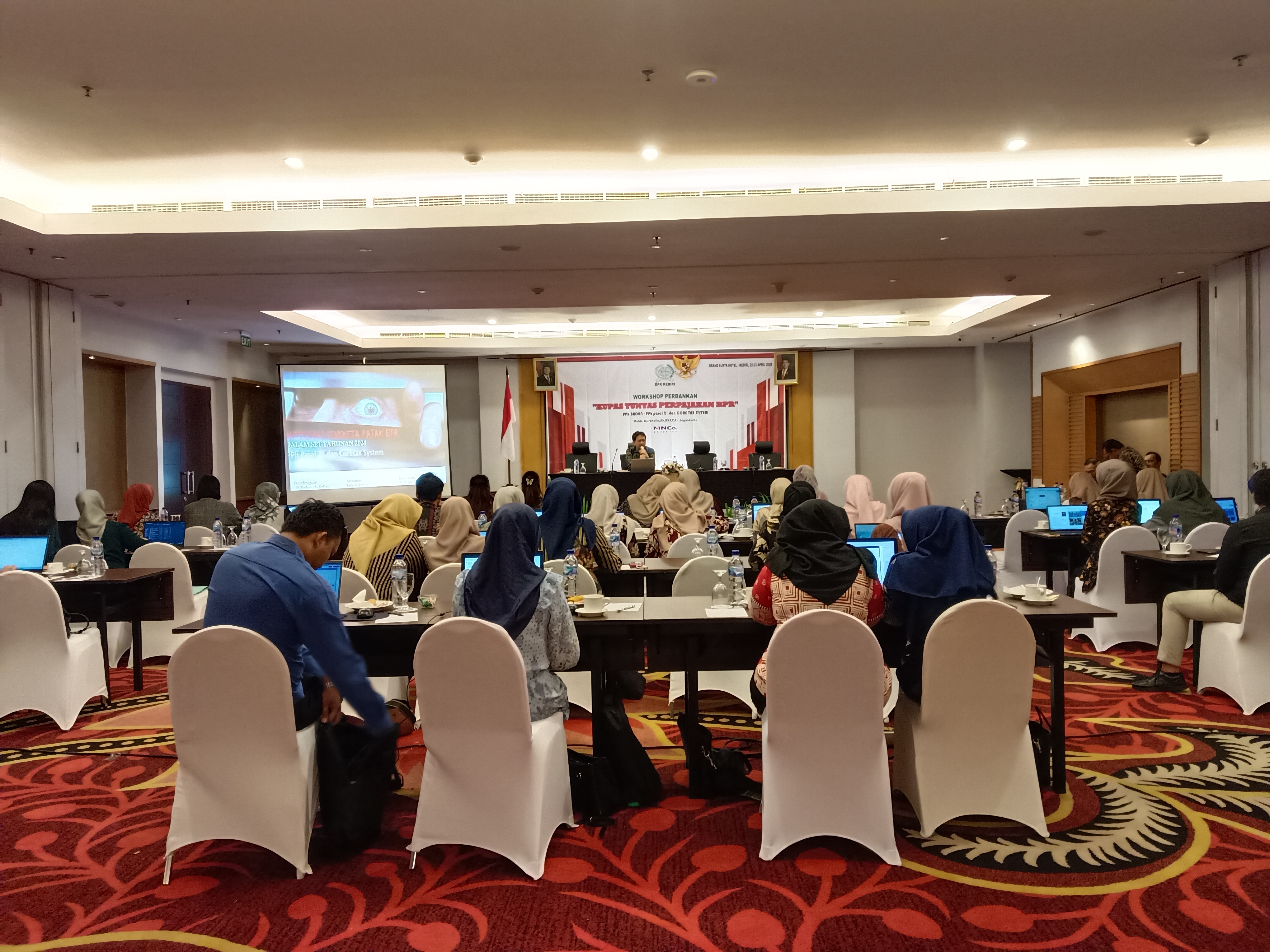 WORKSHOP PERBANKAN KUPAS TUNTAS PERPAJAKAN BPR (PPH BADAN, PPH 21 DAN CORETAX SYSTEM)